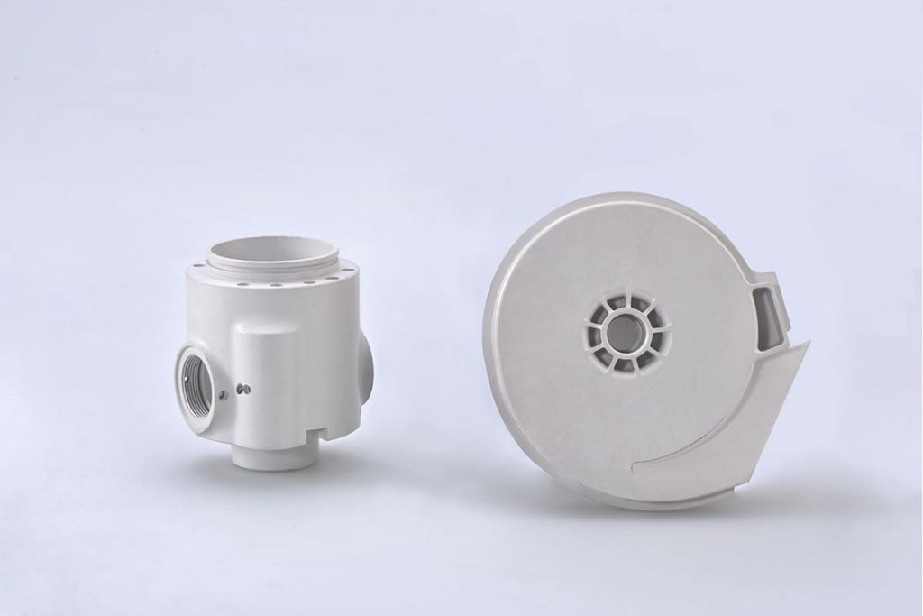 Injection molded plastic parts
